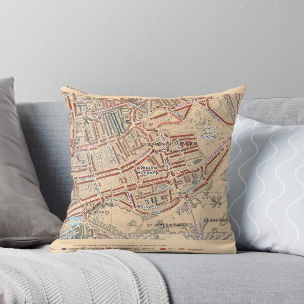 Item preview, Booth's Map of London Poverty for Victoria ward, Hackney designed and sold by ianturton.