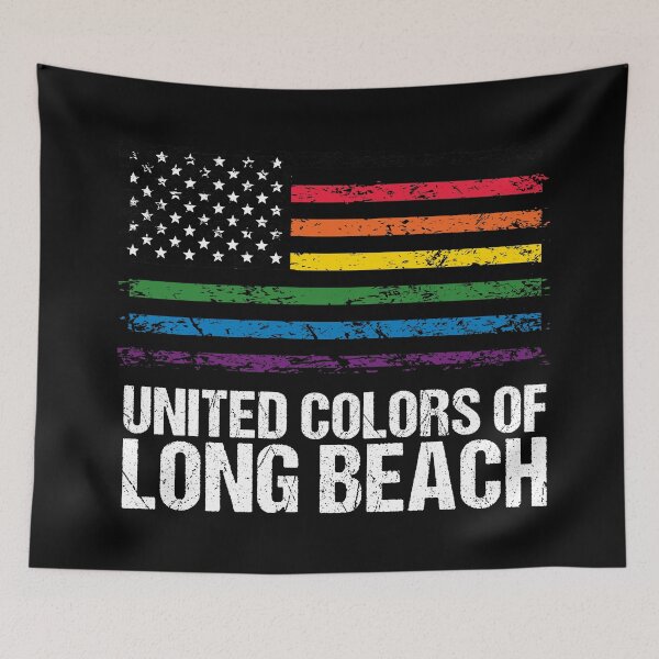 Artikelvorschau, Long Beach LGBT USA Flagge Stolz von Long Beach entworfen und verkauft von Urosek.