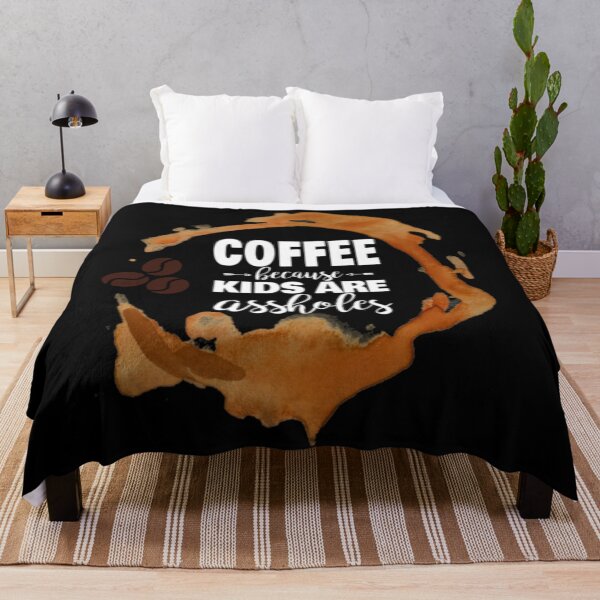 Item preview, Coffee because Kids Are Assholes  designed and sold by LiveToLearn.