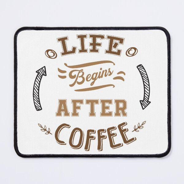 Item preview, Life Begins After Coffee Funny Coffee Quote designed and sold by TH3--DESIGNER.