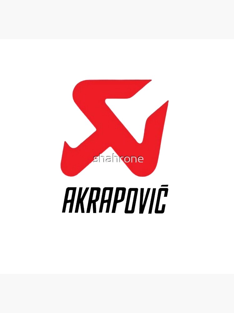 AKRAPOVIC BIKE EXHAUST SYSTEM Sticker for Sale by shahrone