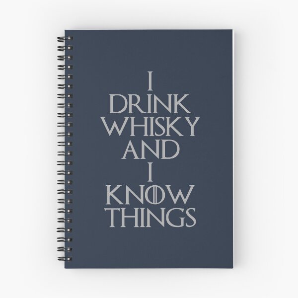 Item preview, I DRINK WHISKY AND I KNOW THINGS designed and sold by Umkaiama.