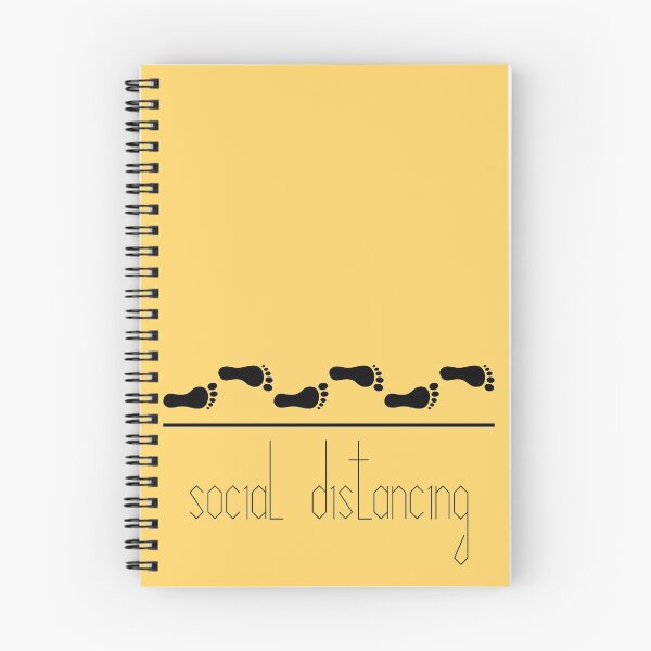 Item preview, Six feet social distancing poster designed and sold by SooperYela.