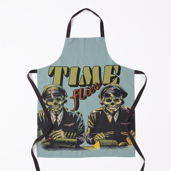 Item preview, Time Flies Skeleton Pilot Crew On Plane Sarcastic Funny Slogan And Design designed and sold by TrulyEpoque.