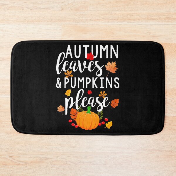 Item preview, Autumn Leaves and Pumpkins Please Thanksgiving Quote designed and sold by thecooltable.