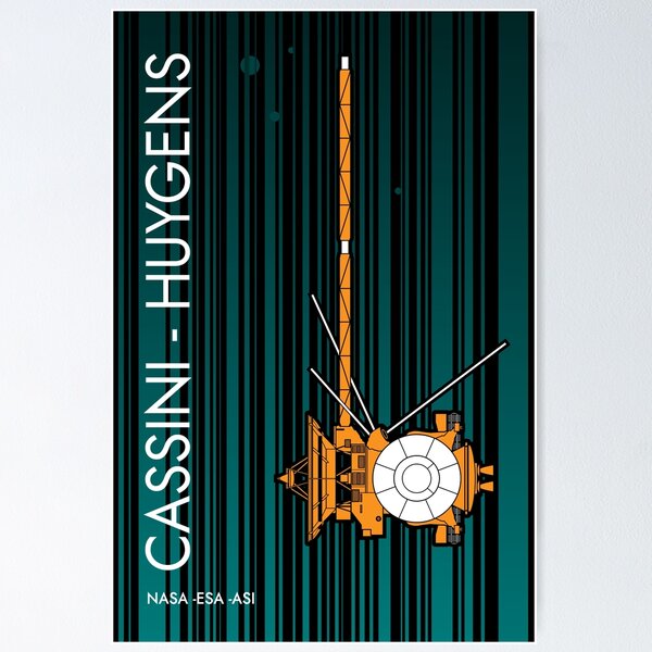 Item preview, Cassini-Huygens. NASA-ESA-ASI designed and sold by BGALAXY.