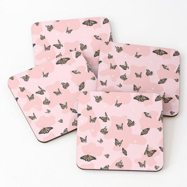 Item preview, butterflies and pink cow designed and sold by cadinera.