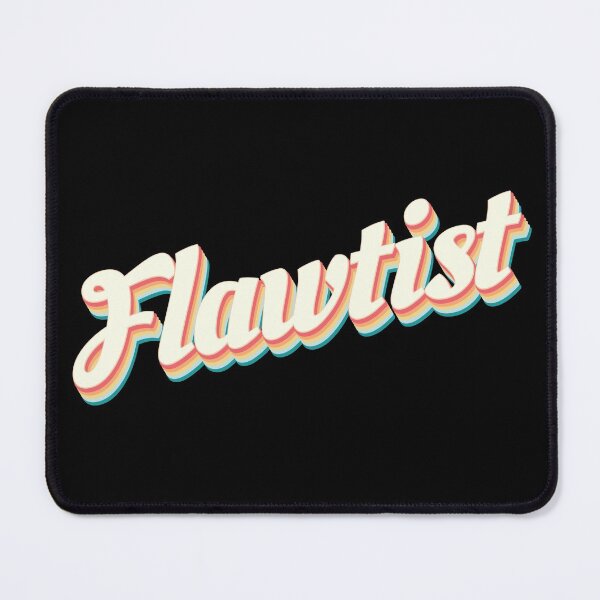 Item preview, Flawtist Retro Text Flute Pun designed and sold by Jazznote.