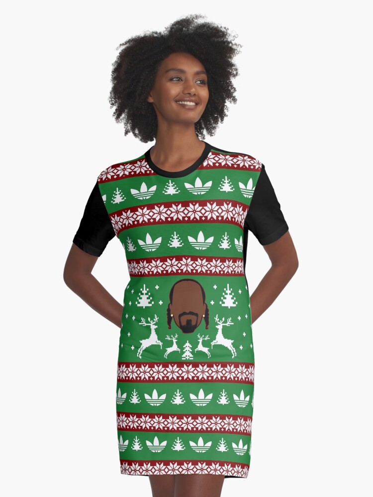 christmas jersey dress