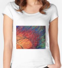 Fractured Skies Women's Fitted Scoop T-Shirt