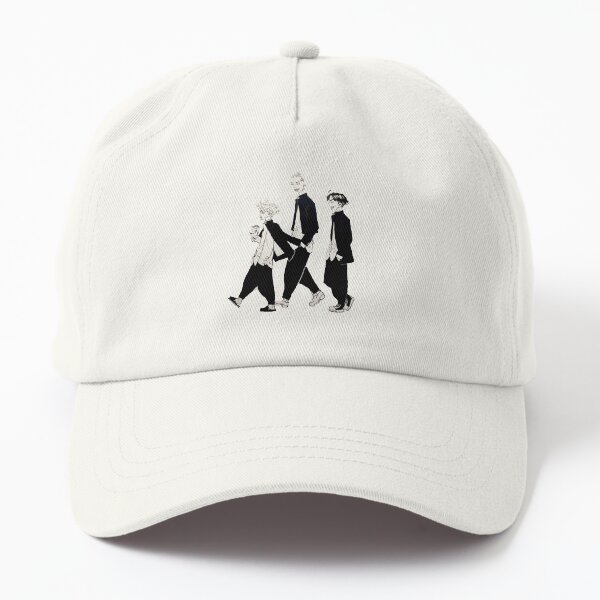 3 peoples walking Dad Hat
