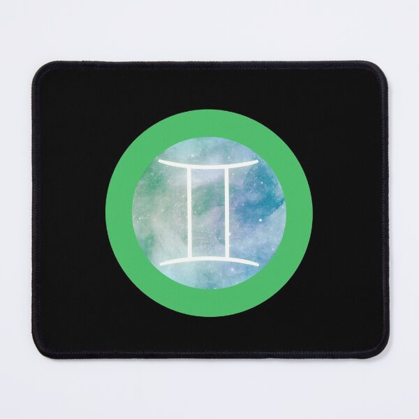 Item preview, Gemini Watercolor Zodiac green Horoscope Star Sign Gift designed and sold by Hyper-Field.