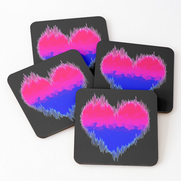 Item preview, Bi Pride Hearts designed and sold by zackybearz.