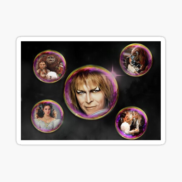 The Labyrinth Bubbles Sticker