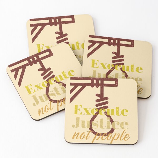 Item preview, Execute Justice Not People. Death Penalty Protest designed and sold by Rebel-Design.