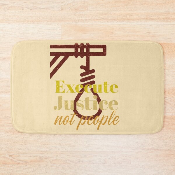 Item preview, Execute Justice Not People. Death Penalty Protest designed and sold by Rebel-Design.