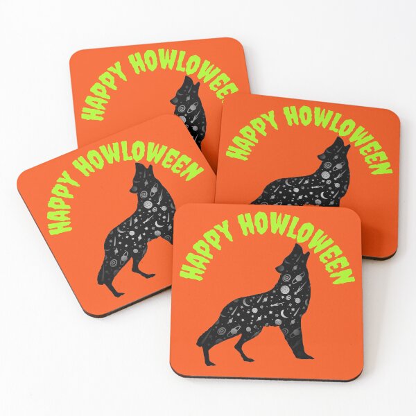 Item preview, Happy Howloween Wolf Cute Halloween Scene designed and sold by CreativeBel.