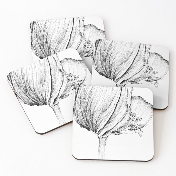 Item preview, Tulip black and white designed and sold by PetitMartin.