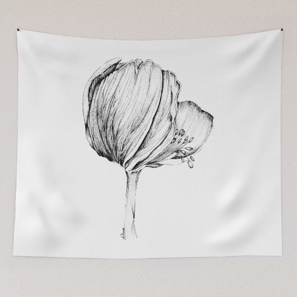 Item preview, Tulip black and white designed and sold by PetitMartin.