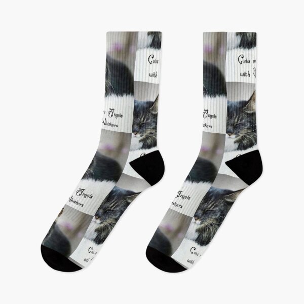 Item preview, Cats are Angels with Whiskers designed and sold by Maddie4Real.