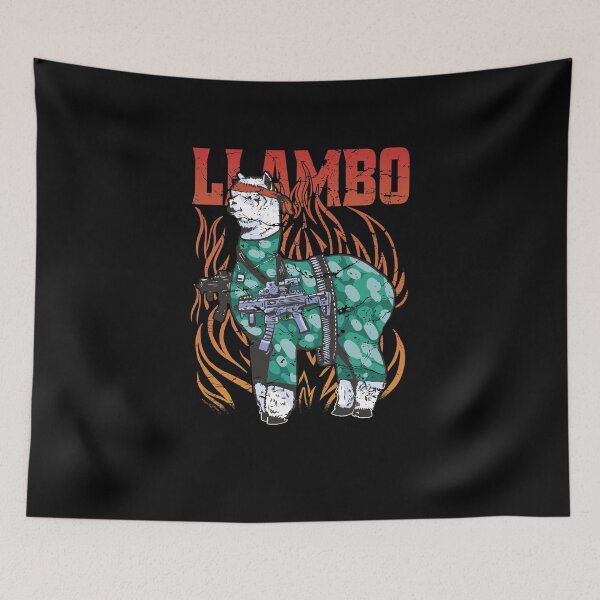 Item preview, Llambo Llama war weapons with machine guns Cool Gift idea - funny  designed and sold by Yonshop.