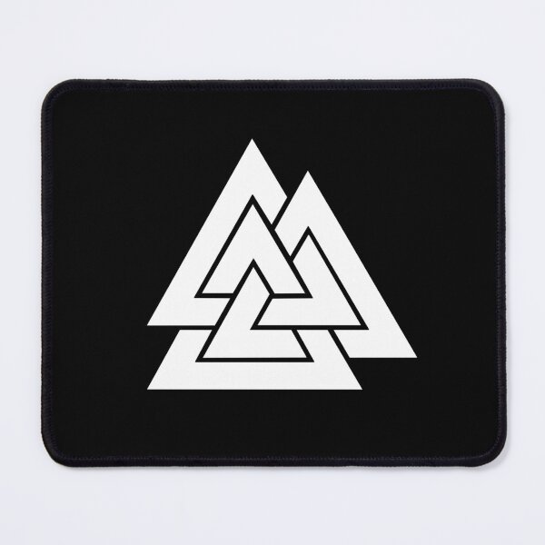 Item preview, Valknut vikingo blanco designed and sold by hereticbassist.