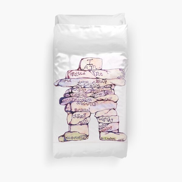 I am Inukshuk Duvet Cover