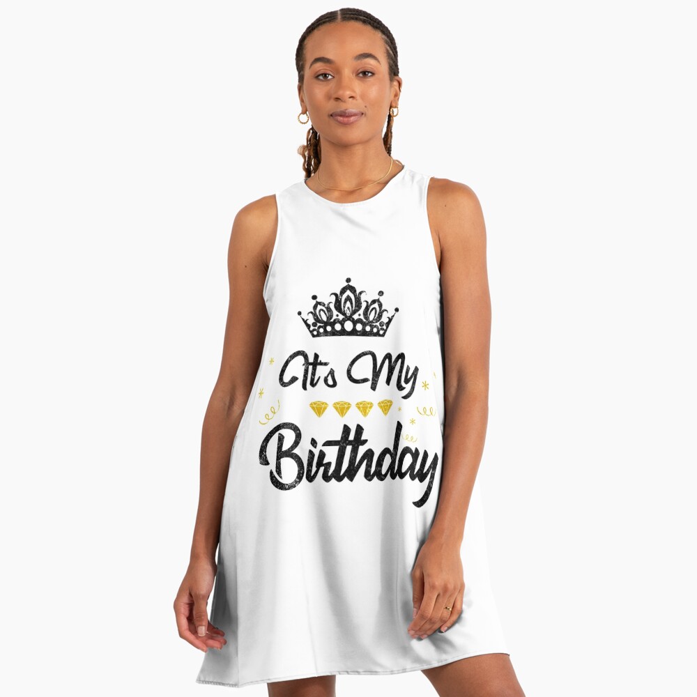 its my birthday t shirt dress It's My Birthday Sequin Dress main image 1
