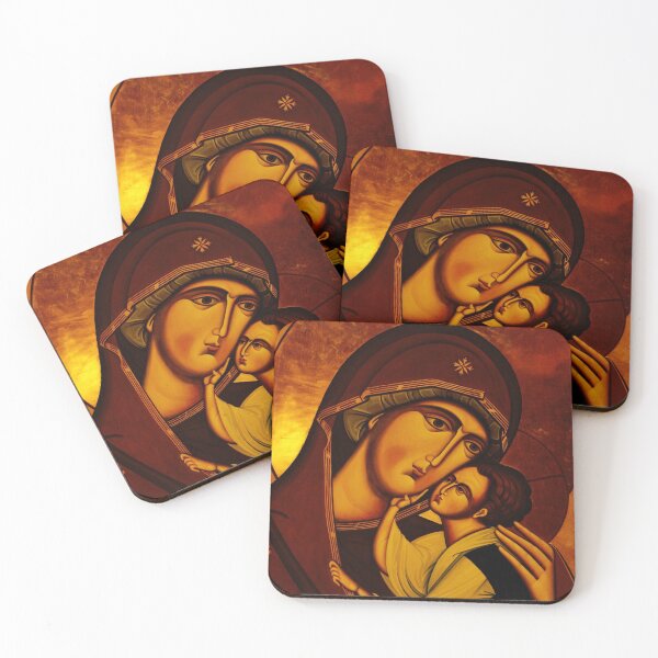 Item preview, Christian Icon of Jesus and Mary designed and sold by AnimaChristi.