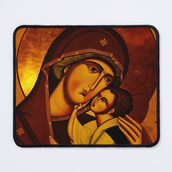 Item preview, Christian Icon of Jesus and Mary designed and sold by AnimaChristi.