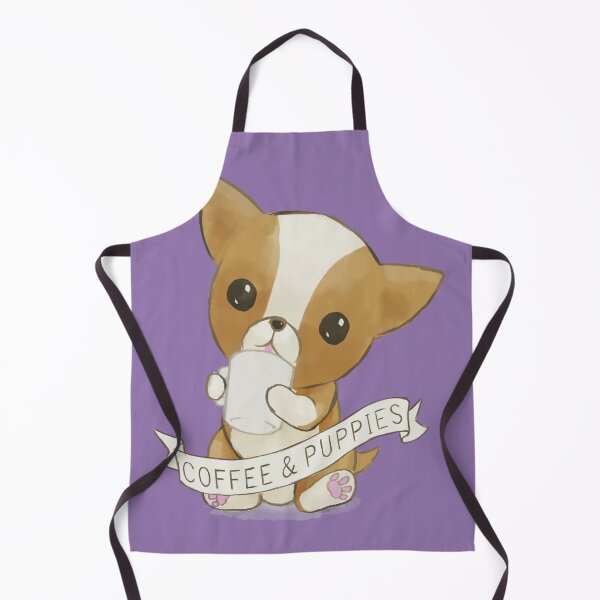 Item preview, Lifestyle: Coffee and Puppies - Super Cute Baby Puppy with a Coffee designed and sold by stilo29.