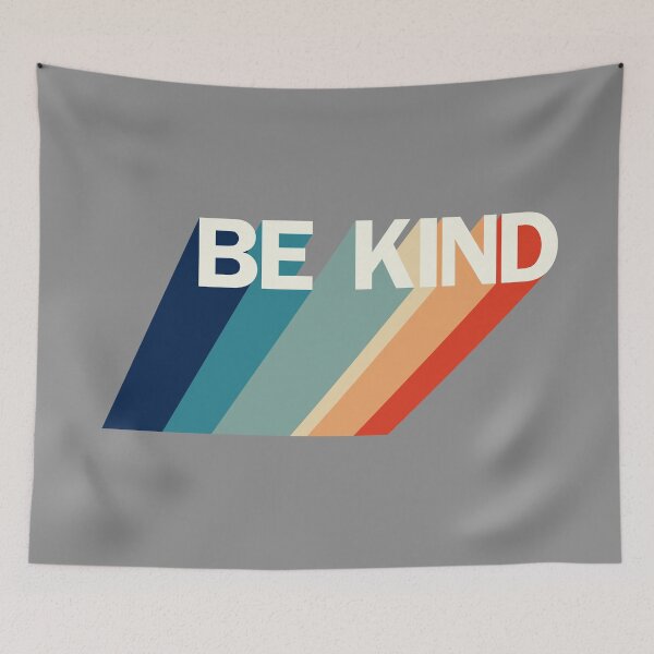 Item preview, Be Kind Long Shadow Retro designed and sold by DAFIN.