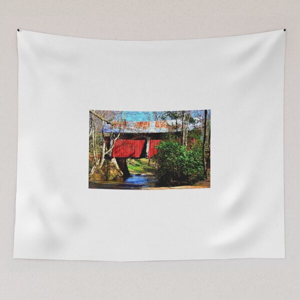 Item preview, Campbell's Covered Bridge 1909 designed and sold by LisaWootenPhoto.