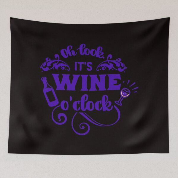 Item preview, It's WINE o'clock - Halloween designed and sold by drawing-valley.