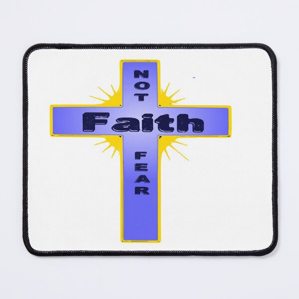 Item preview, CHRISTIAN CROSS - FAITH NOT FEAR designed and sold by Timothy Forder.