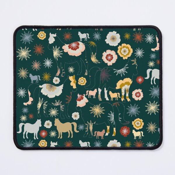 Item preview, Horses Flowers Whimsical Magical Vibes designed and sold by ZophiaSolaris.