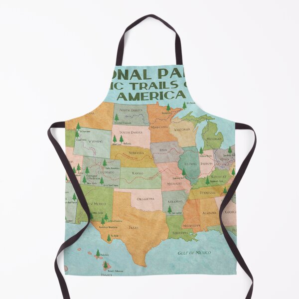 Item preview, National Parks Of America Vintage Map designed and sold by JordanHolmes.