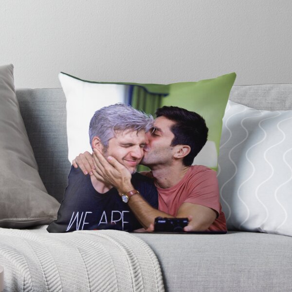 Bromance is romance Throw Pillow