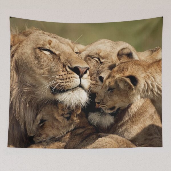 Item preview, Happy, Loving Lion Family designed and sold by Maddie4Real.