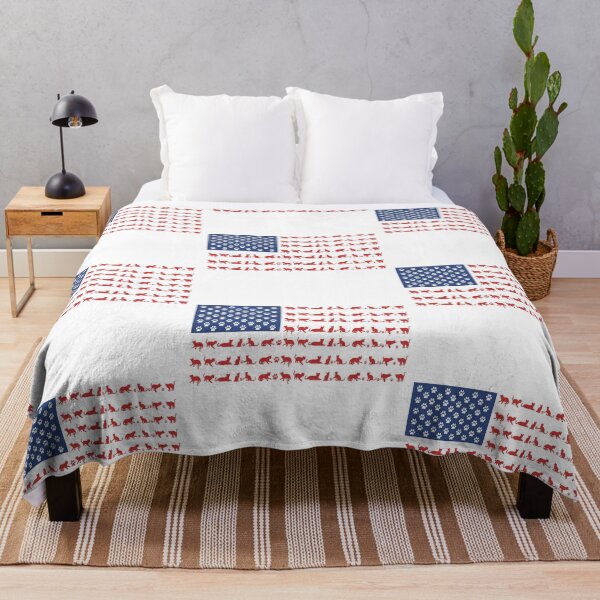 Item preview, Cat Patterned American Flag designed and sold by Catspeople.