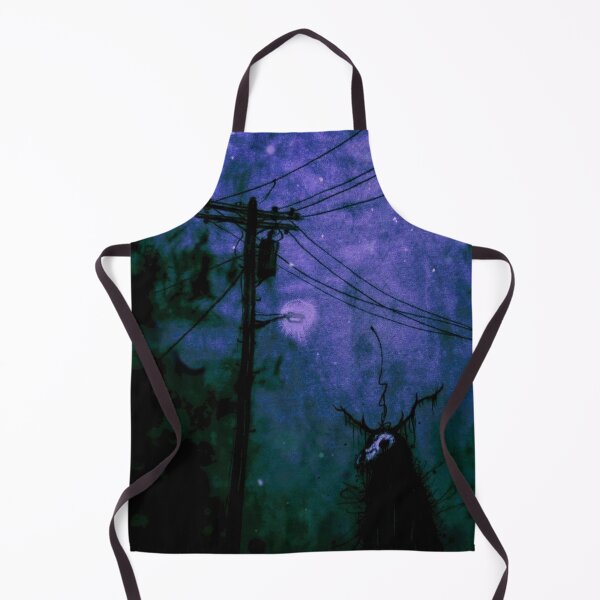 Item preview, Purple Night Wendigo Powerline Streetlight Moon designed and sold by Hnd-drwn.