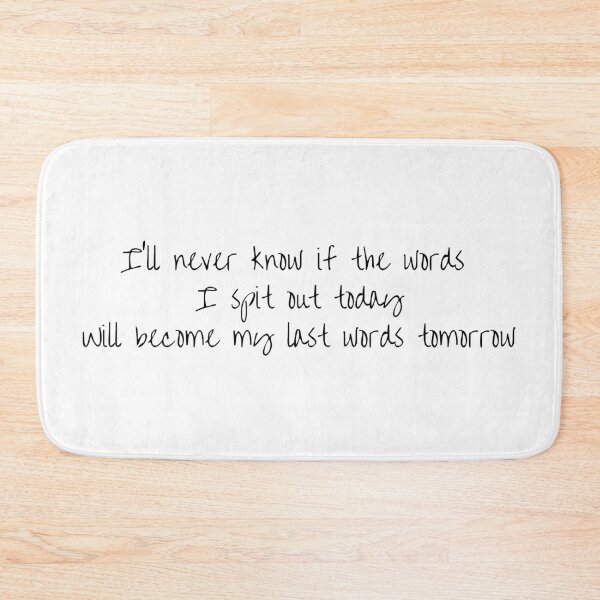 Item preview, B.I. Midnight Blue Handwritten Lyrics Verse 2 (English) designed and sold by Aooms123.