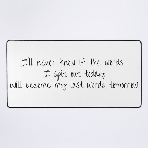 Item preview, B.I. Midnight Blue Handwritten Lyrics Verse 2 (English) designed and sold by Aooms123.
