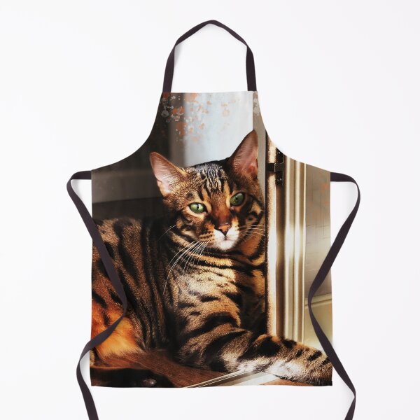 Item preview, Bengal cat with green eyes designed and sold by laskaart.