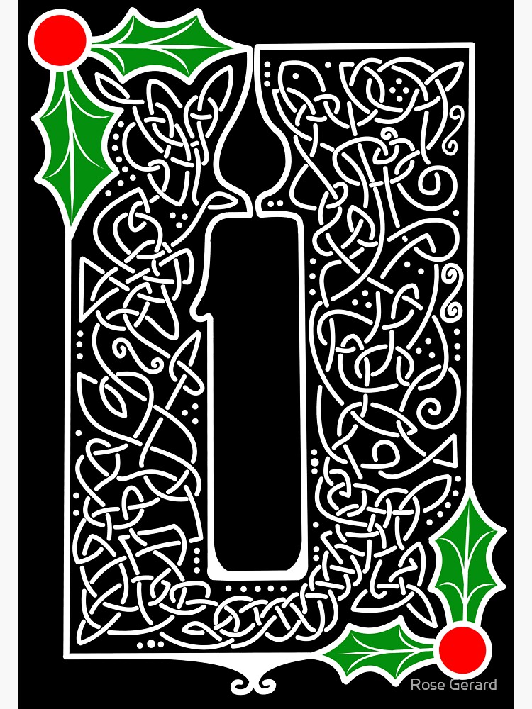 Celtic Knotwork Candle - Black by arkadyrose