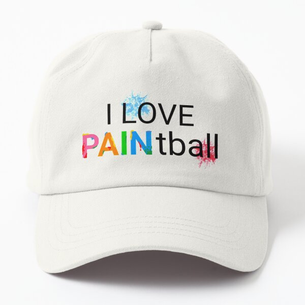 Vista previa del artículo con la obra «Me encanta el paintball», diseñado y vendido por SpartaStore.