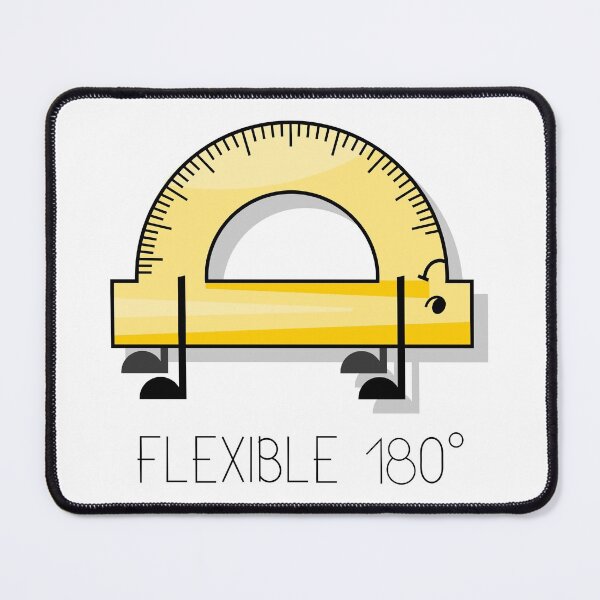 Item preview, Flexible protractor cartoon drawing  designed and sold by SooperYela.