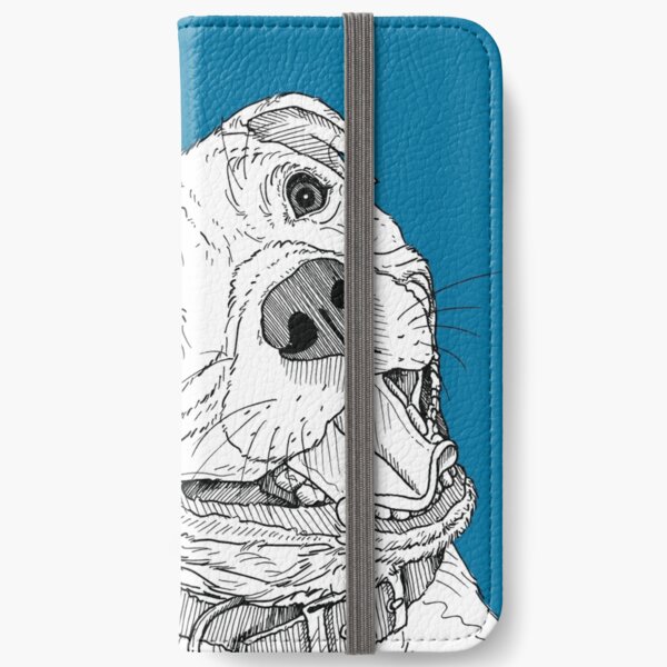 Staffordshire Bull Terrier Portrait iPhone Wallet