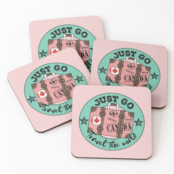 Item preview, Vintage Just Go Travel The World  Canada designed and sold by JooArtPrints  ★★★★★.