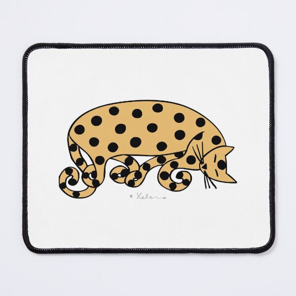 ATOMIC CAT ocher, Xelen.net Mouse Pad